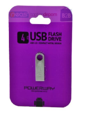 Powerway 4GB USB 2.0 Flash Bellek