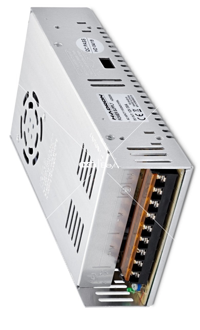 HADRON HD8206 ADAPTÖR METAL 12V 30A 21.5*11.5*5CM