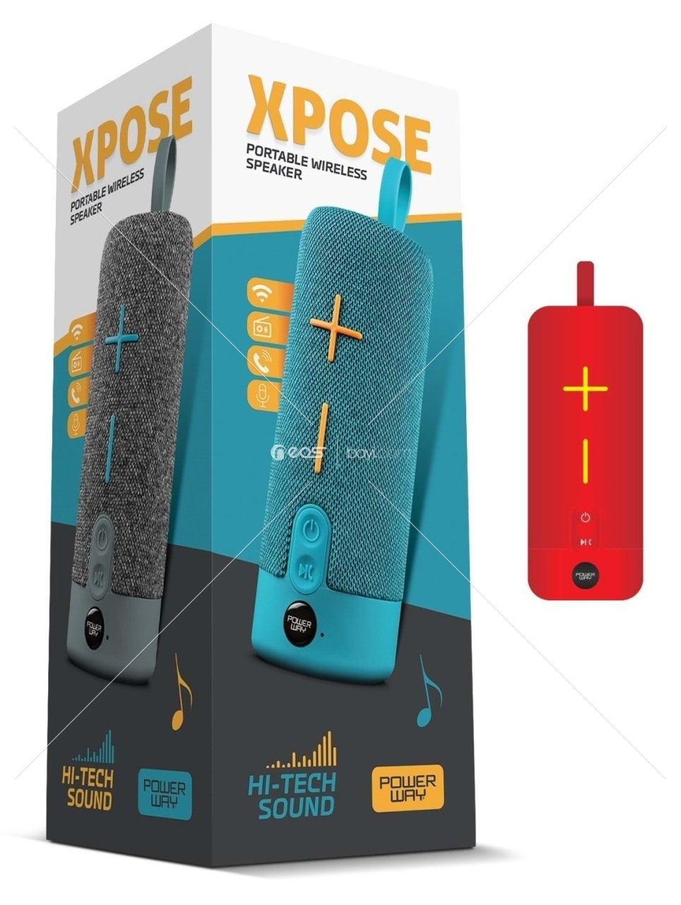 Powerway XPOSE BT Speaker RED