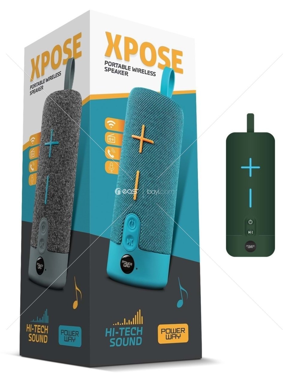 Powerway XPOSE BT Speaker GREEN