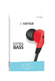 K167 Microphone Super Bass+Tiz Sport Headset Red