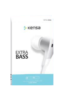 K167 Microphone Super Bass+Tiz Sport Headset White