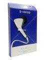 K168 Microphone Super Bass+Tiz Sport Headset White