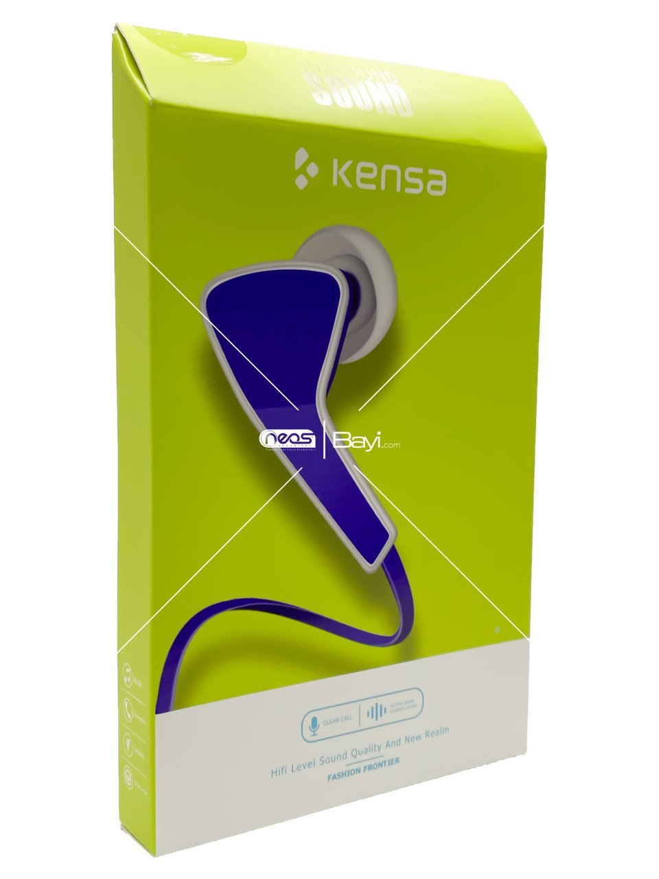 K168 Microphone Super Bass+Tiz Sport Headset Blue