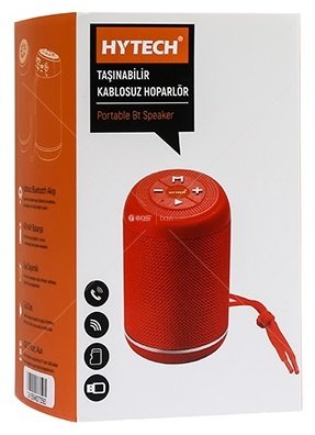 Hytech HY-S16 Strain Kırmızı Aux+Usb+TF Kart destekli 3.7V- 5V/500ma Bluetooth Speaker