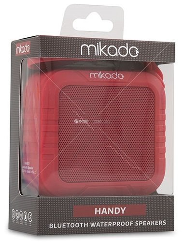 Mikado HANDY Kırmızı 4 ,5W*1pc,50mm 1200 mAh TF Kart, AUX Bluetooth Speaker