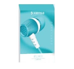 K161 Microphone Super Bass+Tiz Sport Headset Sea Blue