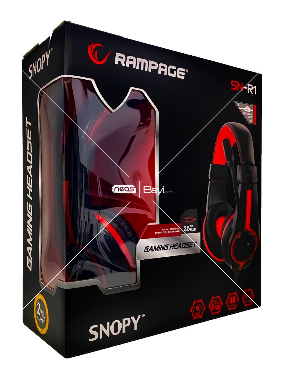 RAMPAGE SN-R1 OYUNCU MİKROFONLU KULAKLIK