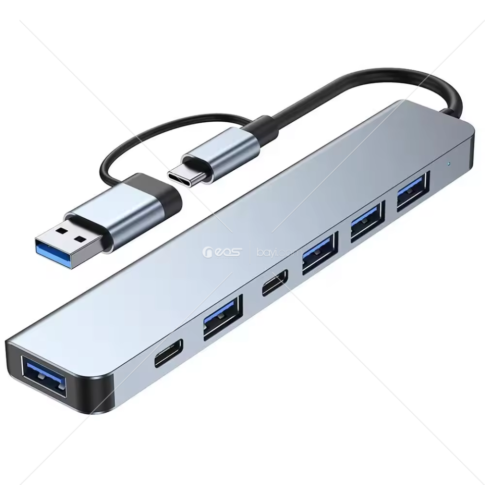 Kensa TYPE-C & USB3.0 to HUB 7in 1 Docking Station