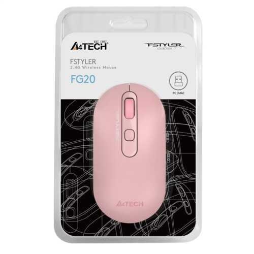A4 TECH FG20 OPTIK MOUSE NANO USB PEMBE 2000 DPI