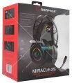 Rampage Miracle-X5 Siyah RGB LED 7.1 Surround Sound System Mikrofonlu Oyuncu Kulaklığı