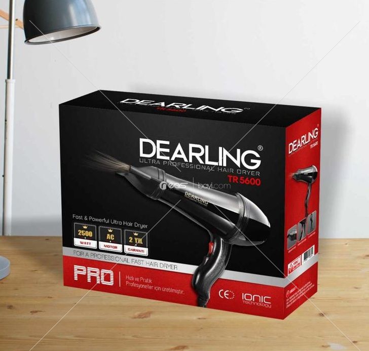 Dearling Turbo 4200 Profesyonel Fön Makinesi 2500W Güçlendirilmiş Motor Saç Kurutma Makinesi