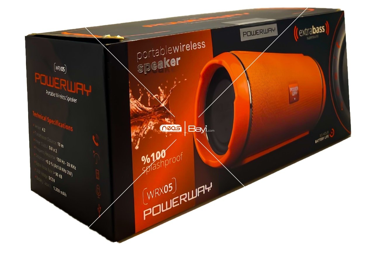 Ses Bombası Orjinal Powerway WRX05 Bluetooth Speaker