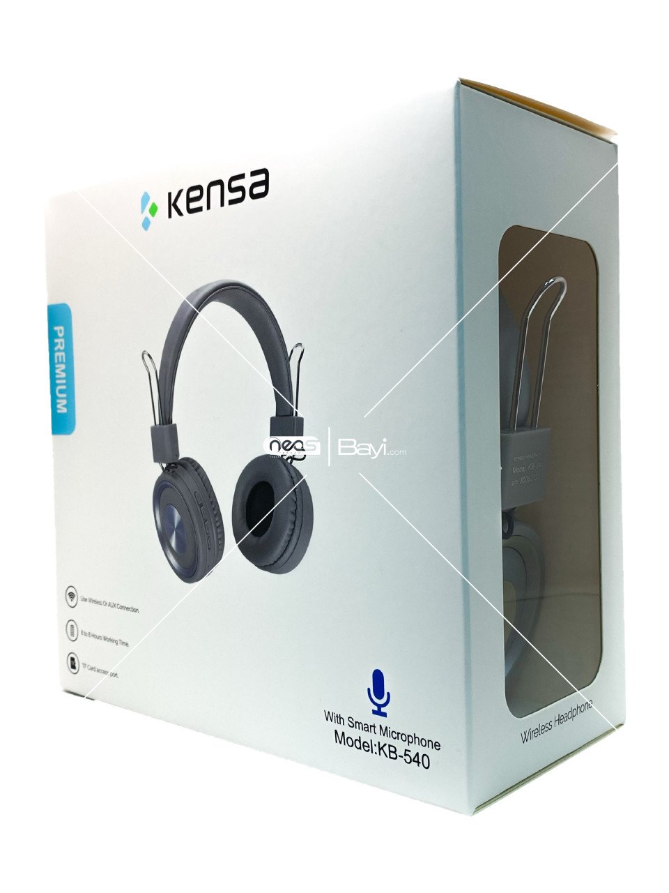 Kensa KB-540 Wireless Headset TF Card Gray