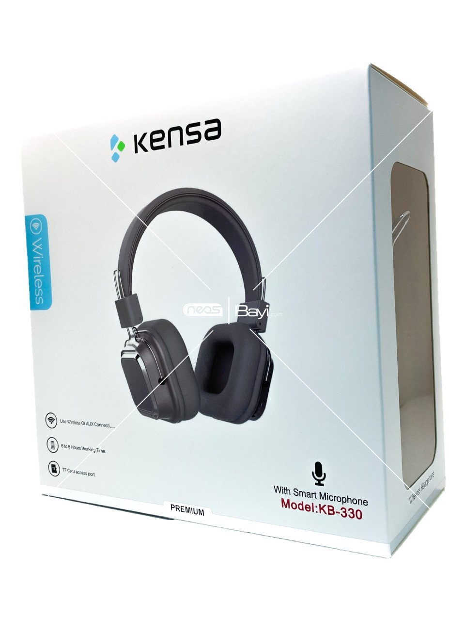 Kensa KB-330 Wireless Headset TF Card Gray