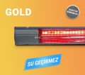 Gold 2000W Infrared Dış Mekan Isıtıcı (Siyah Kasa)