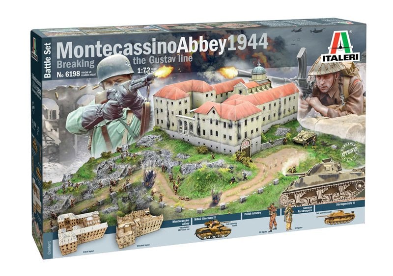 Montecassino Abbey 1944 Breaking the Gustav Line - BATTLE SET