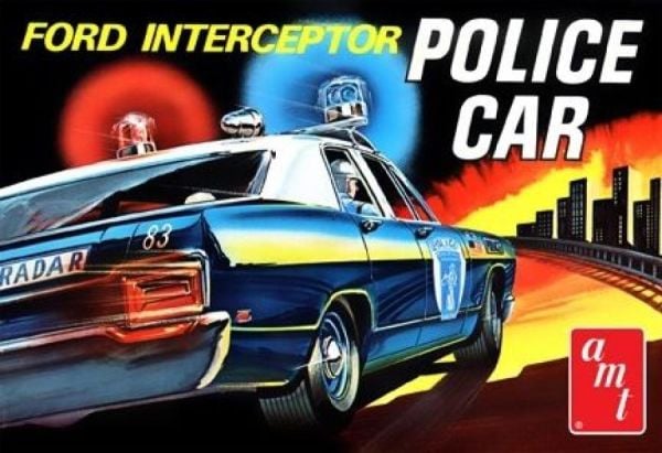 1/25 1970 FORD GALAXIE INTERCEPTOR POLICE CAR