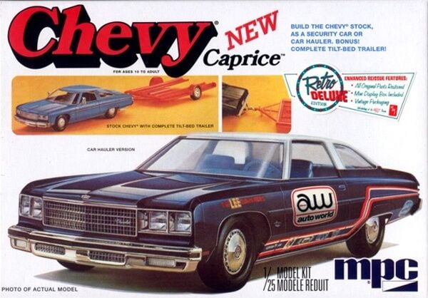 1/25 1976 CAPRICE WITH TRAILER