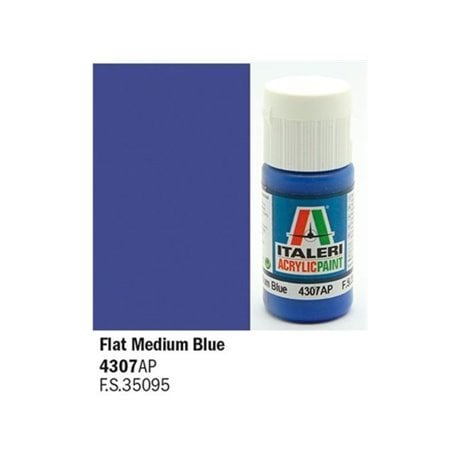 4307 ap flat Medium Blue fs 35095  20ml.