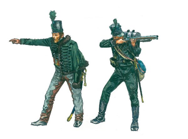 1/72 WATERLOO (200years) 95th rgt. ''Green Jackets'