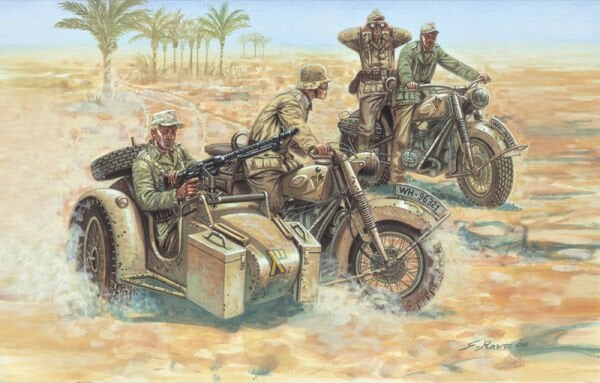 1/72 WWII German Motorcycles