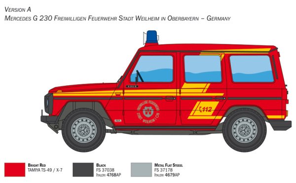 Mercedes Benz  G230 Feuerwher