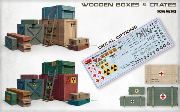 1/35 WODEN BOXES & CRATES