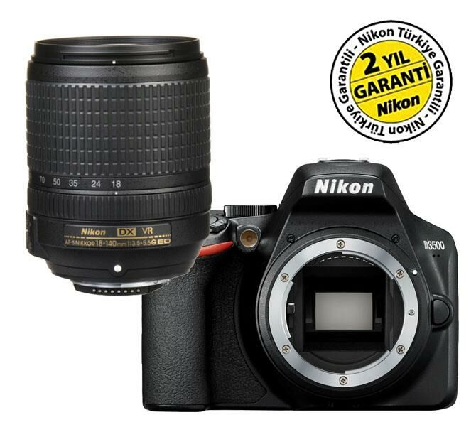 Nikon D3500 18-140 mm Vr Dslr Nikon Türkiye Garantili