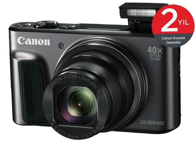 Canon SX720 HS 20.3 Mp 40X Zoom Full HD Wi-Fi Fotoğraf Makinesi
