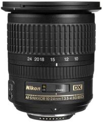 Nikon AF-S DX Nikkor 10-24 MM F/3.5-4.5G ED Lens (Karfo Karacasulu Garantili)