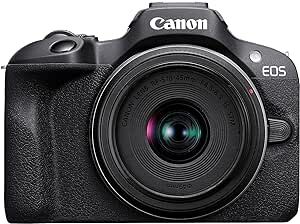 Canon EOS R100 RF-S 18-45 MM STM Aynasız Fotoğraf Makinesi (Canon Eura