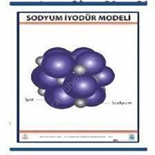 SODYUM İYODÜR (NAL) MODELİ LEVHASI (70X100 CM)