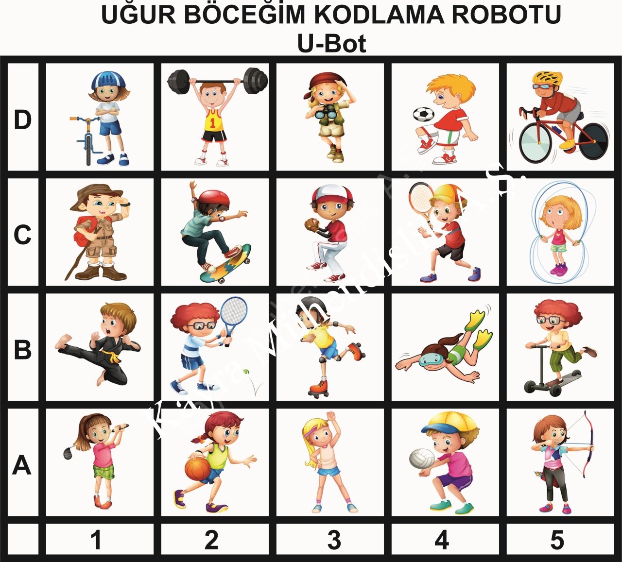 Robotik Eğitim Matı - Spor