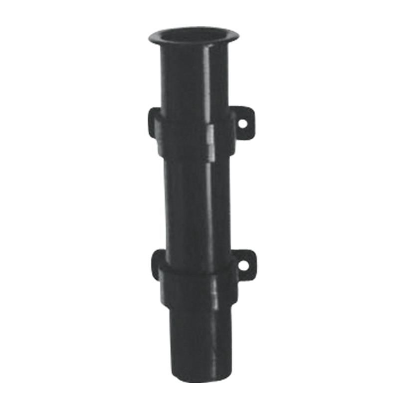 Rod Holder, Plastic, SideMount, Ø40mm H.225mm, Black