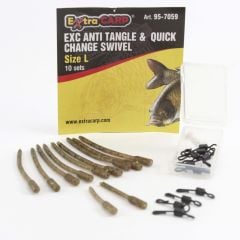 Exc Anti Tangle & Quick Change Swivel/ 10 Sets L