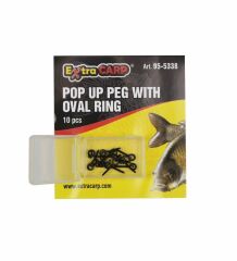 Extra Carp Pop-up Peg With Oval Ring (10 lu Paket)