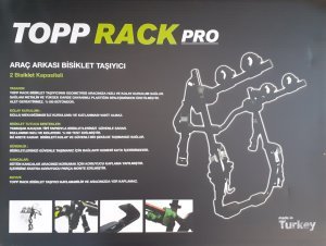 ToppRack Pro 2 Bisiklet Taşıyıcı 2 Bisiklet
