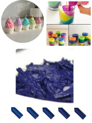 Organik Soya Wax Parafin Pigment  Mum Boyası Blue1 gr