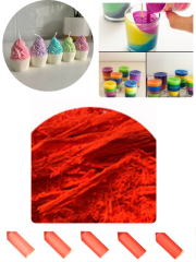 Organik Soya Wax Parafin Pigment  Mum Boyası Neon Red1 gr