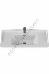 Cerastyle Kapadokya Etajer Uyum Damlalık Lavabo 100*48cm