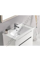 Cerastyle Frame Etajerli Lavabo 80x45