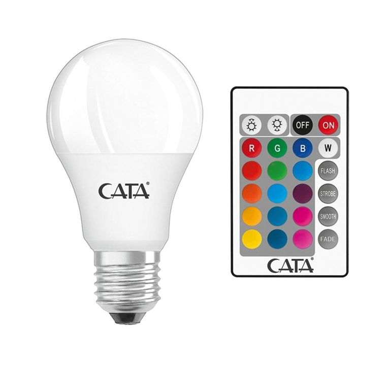 Cata Ct-4058 9W RGB Led Ampul E27 - Kumandalı
