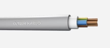 Öznur 2x2,5 mm NVV NYM  Kablo