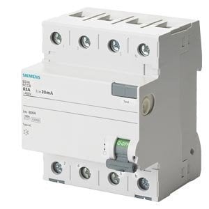 Siemens 3x25A 30mA Tip-AC  3F+N Kaçak Akım Rölesi