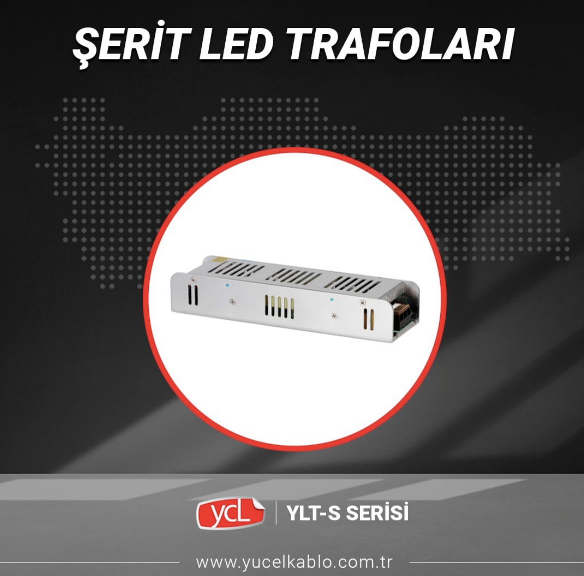 12V 12,5A Slim Led Trafosu