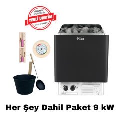 Misa Sauna Sobası Her Şey Dahil Paket 9 kW