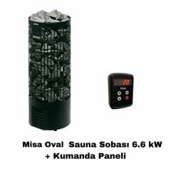 Misa Oval Sauna Sobası 6.6 kW