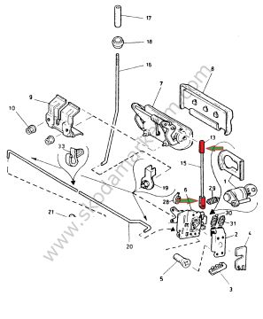 KAPI,BAGAJ, KILIT,ÇUBUGU,KLIPSI,DÜZ,4,KÖSE,(YERLİ-ÜRETİM)SKODA -FAVORIT-FORMAN-88-95-FELICIA-95-01-112988504