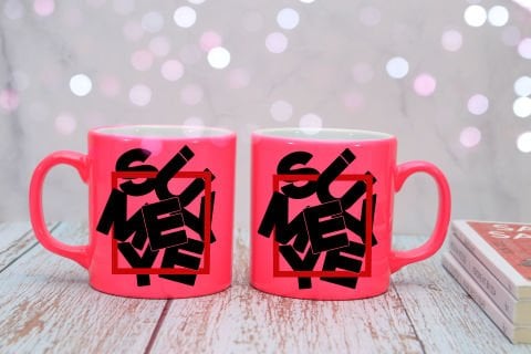 KİŞİYE ÖZEL KARE TASARIMLI KUPA